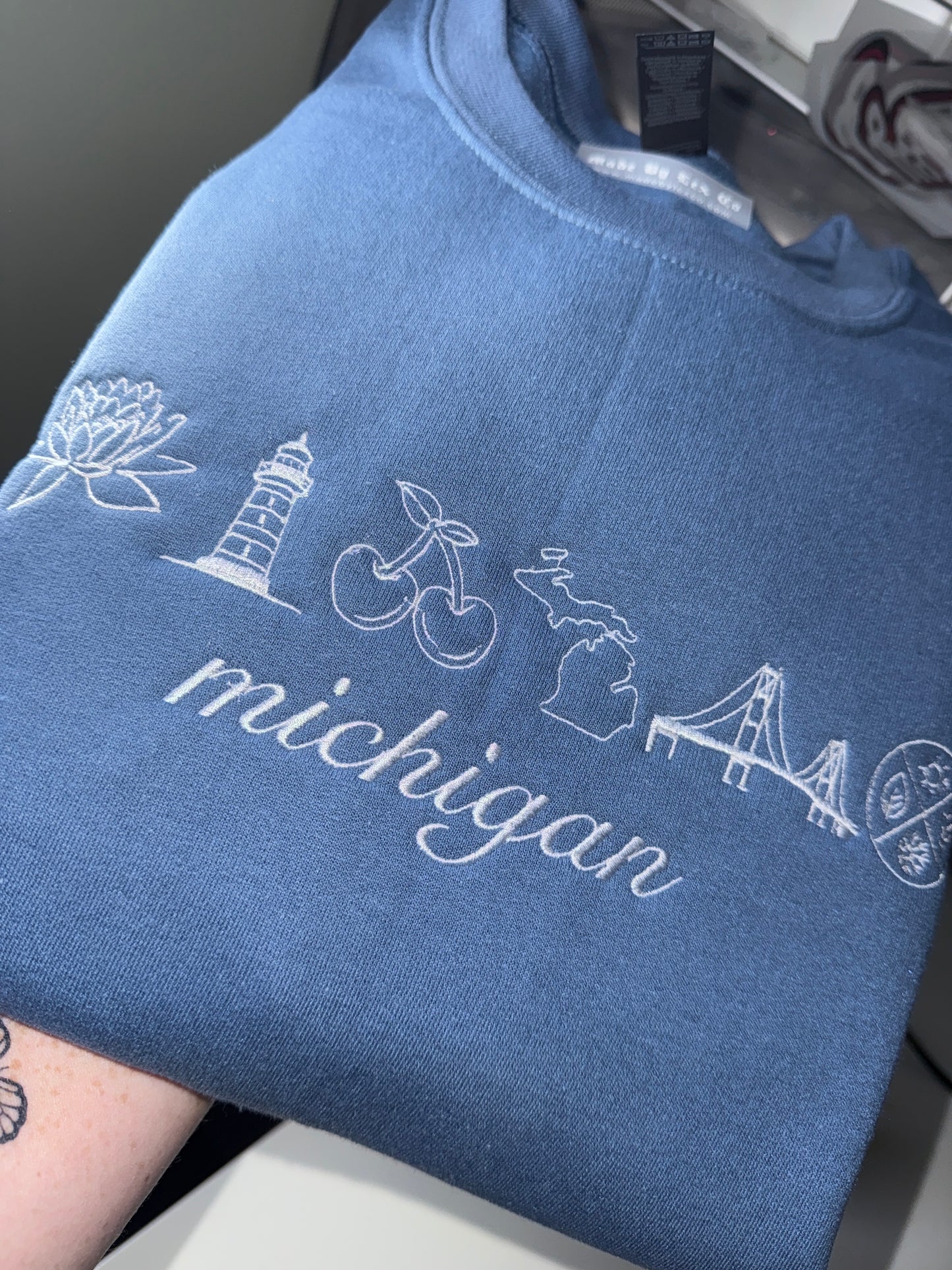 RTS - Michigan Icon Embroidered Crew