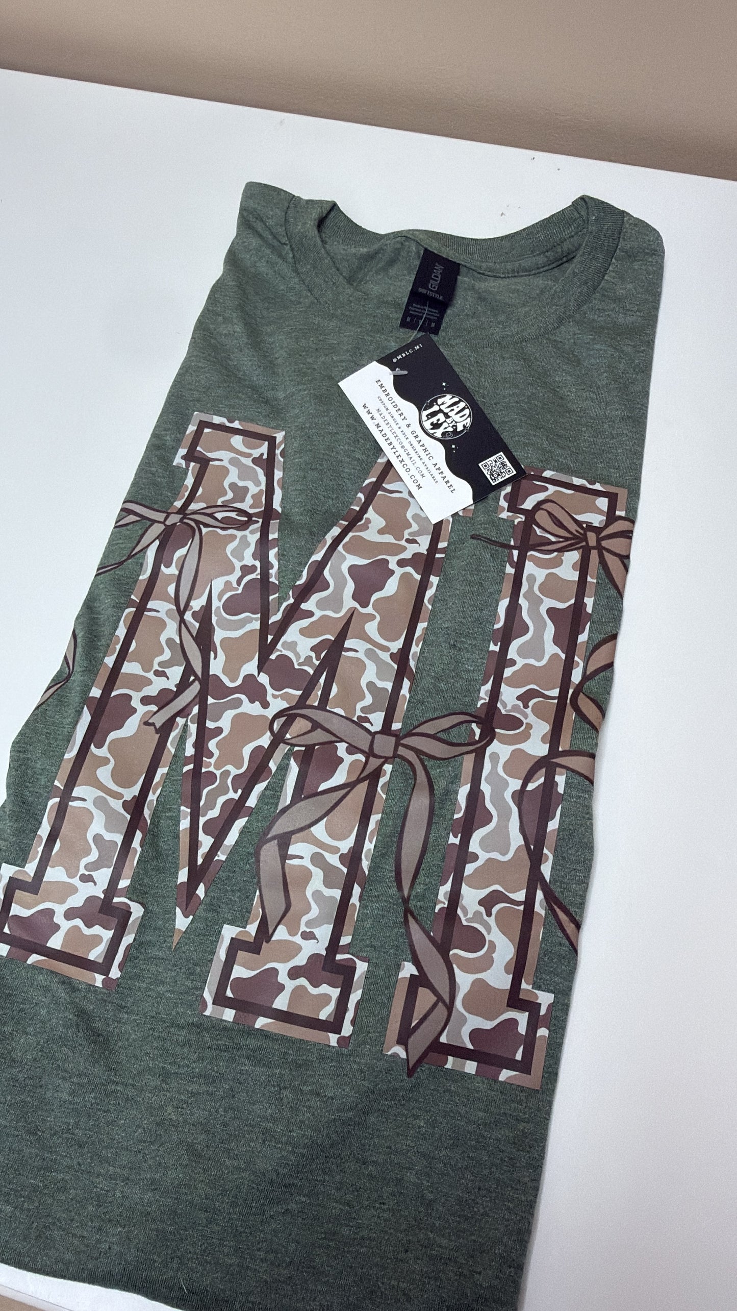 MI Camo Bow - READY TO SHIP