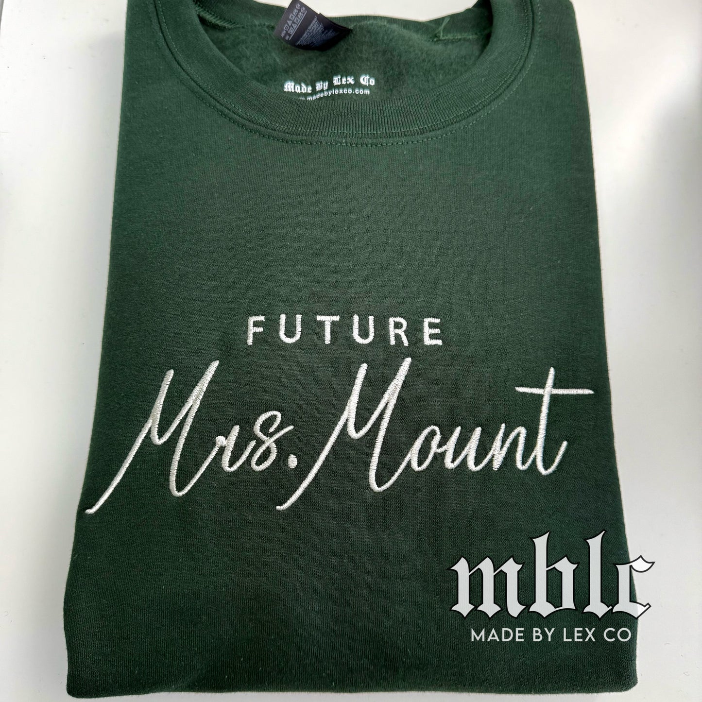 CUSTOM Future Mrs Embroidered Shirt