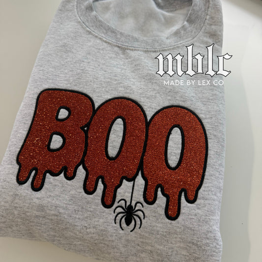 Boo Shirt - Embroidered (Glitter)