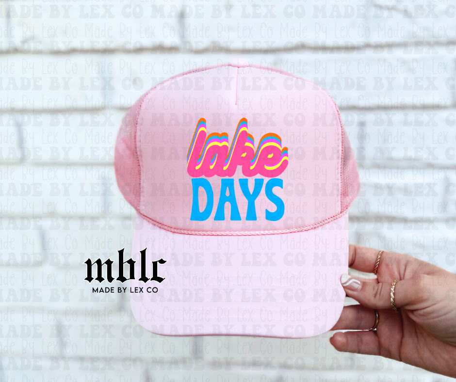 Lake Days Trucker Hat