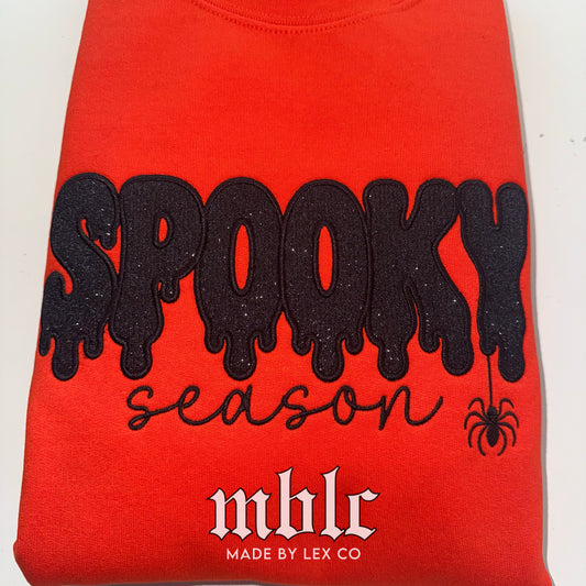 Spooky Season Shirt - Embroidered (Glitter)