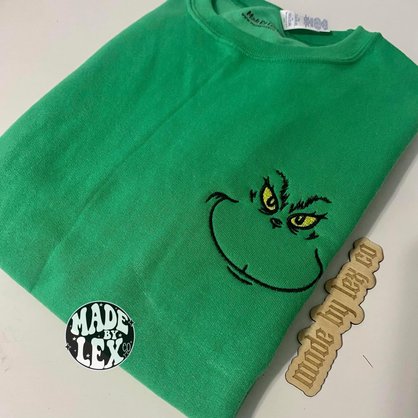 Green Guy Face Shirt - Embroidered