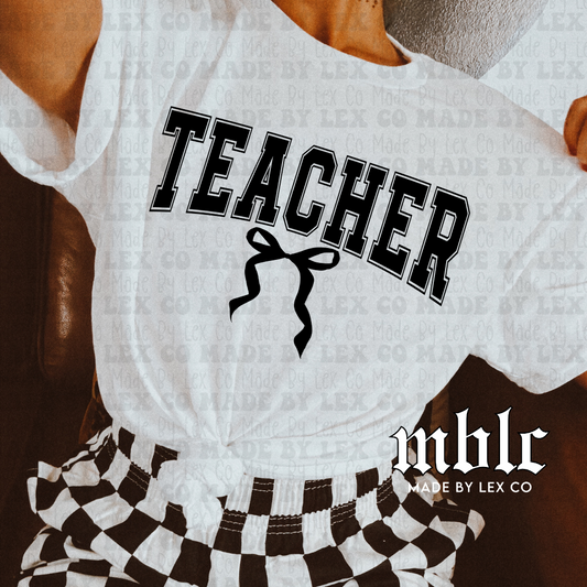 Teacher Bow Shirt