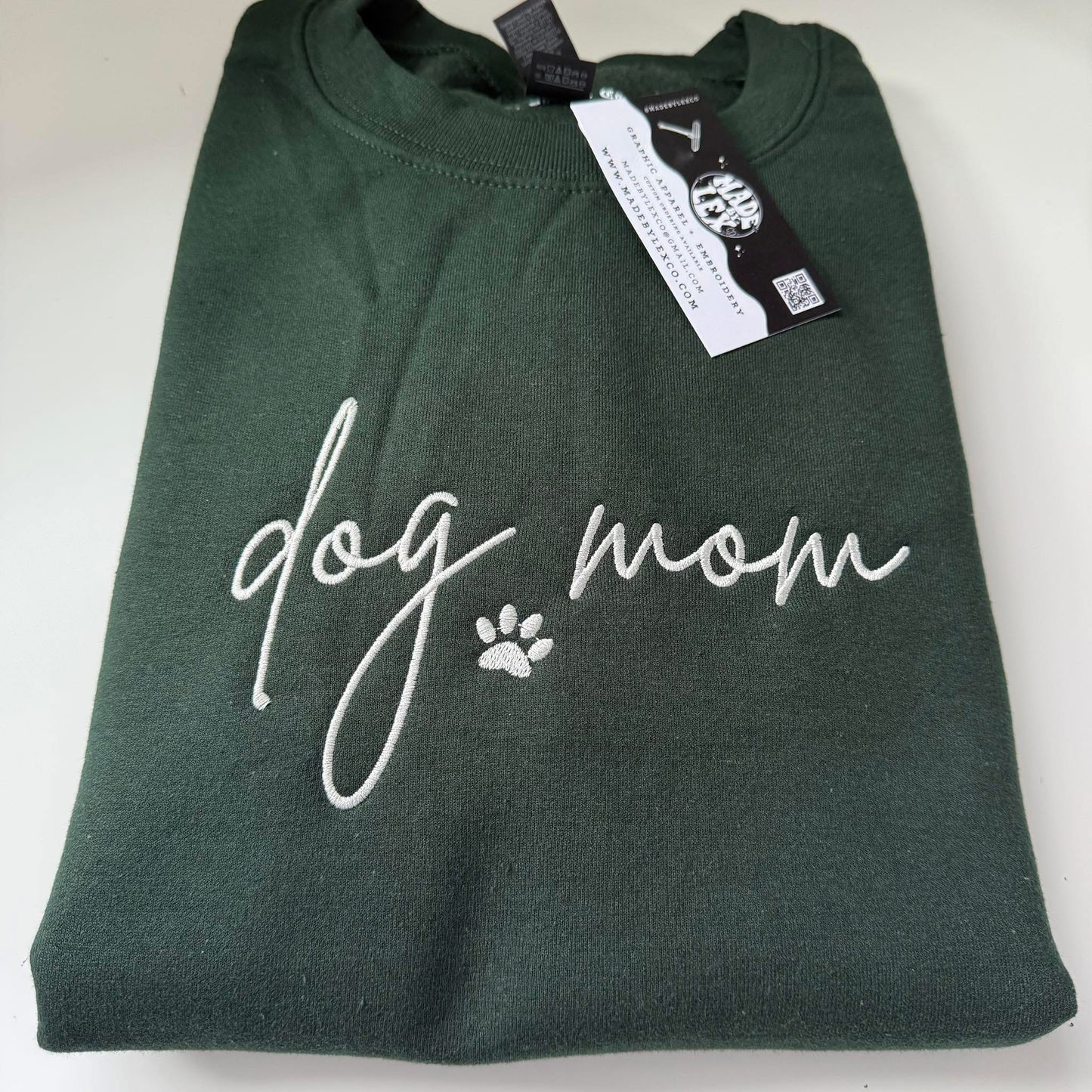 Dog Mom Shirt - Embroidered