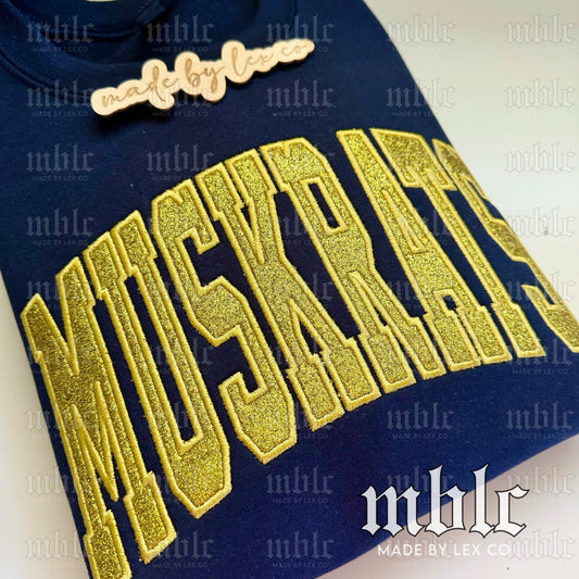 Glitter CUSTOM TEAM/SCHOOL Embroidered Shirt