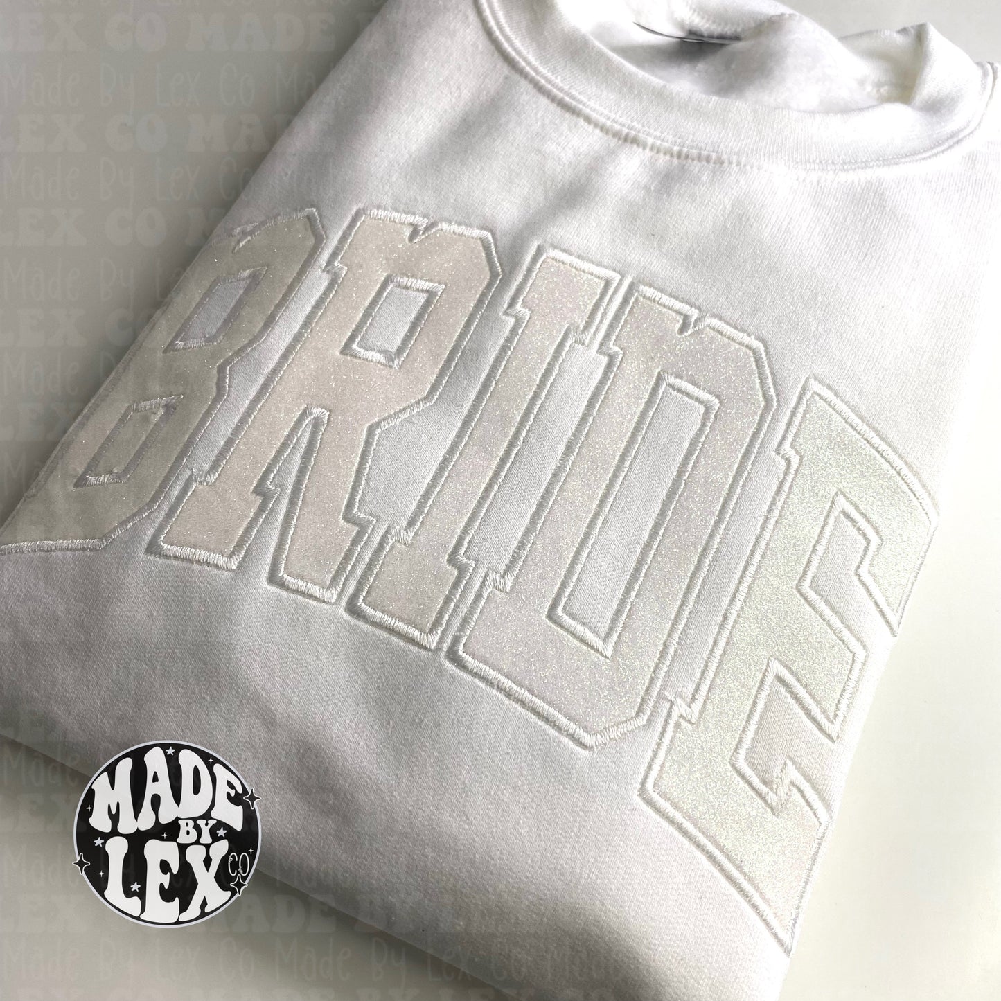 Glitter CUSTOM NAME Embroidered Shirt