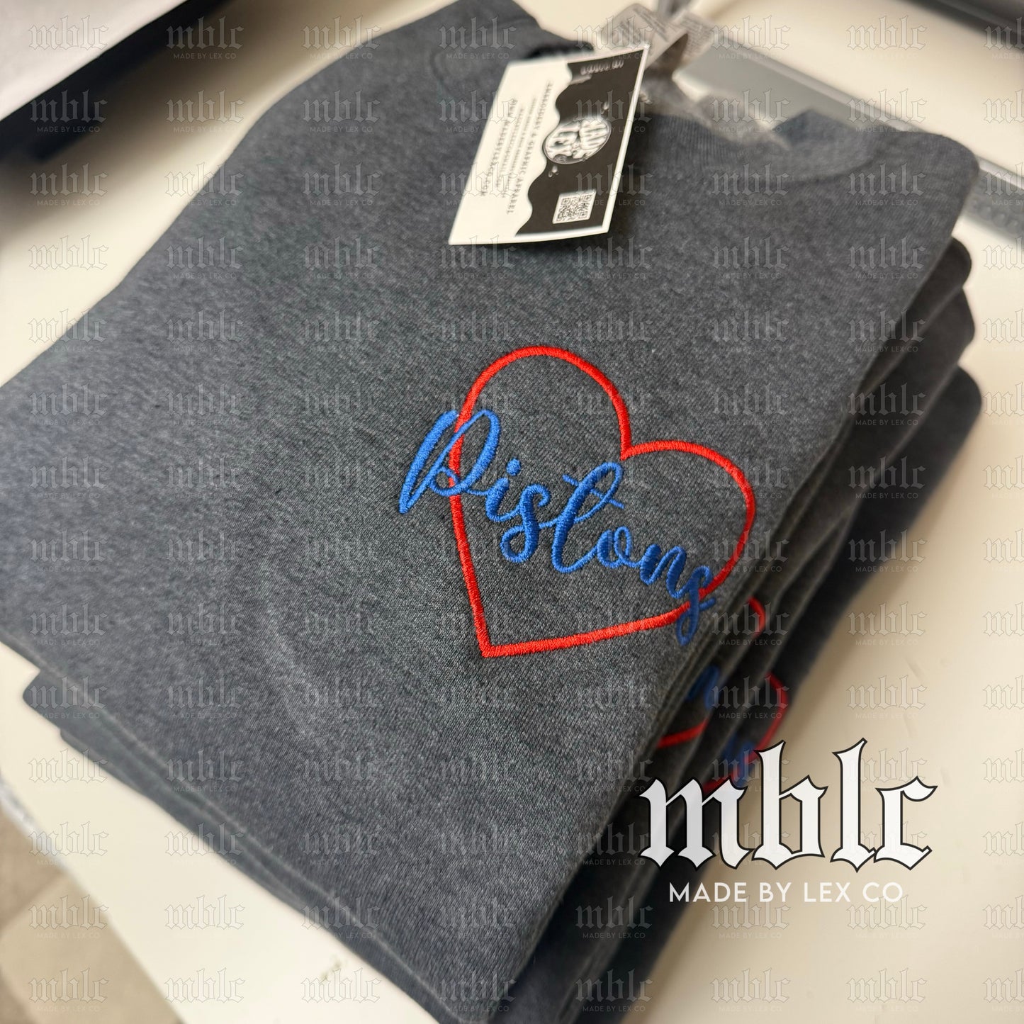 Pistons Embroidered Crew - READY TO SHIP