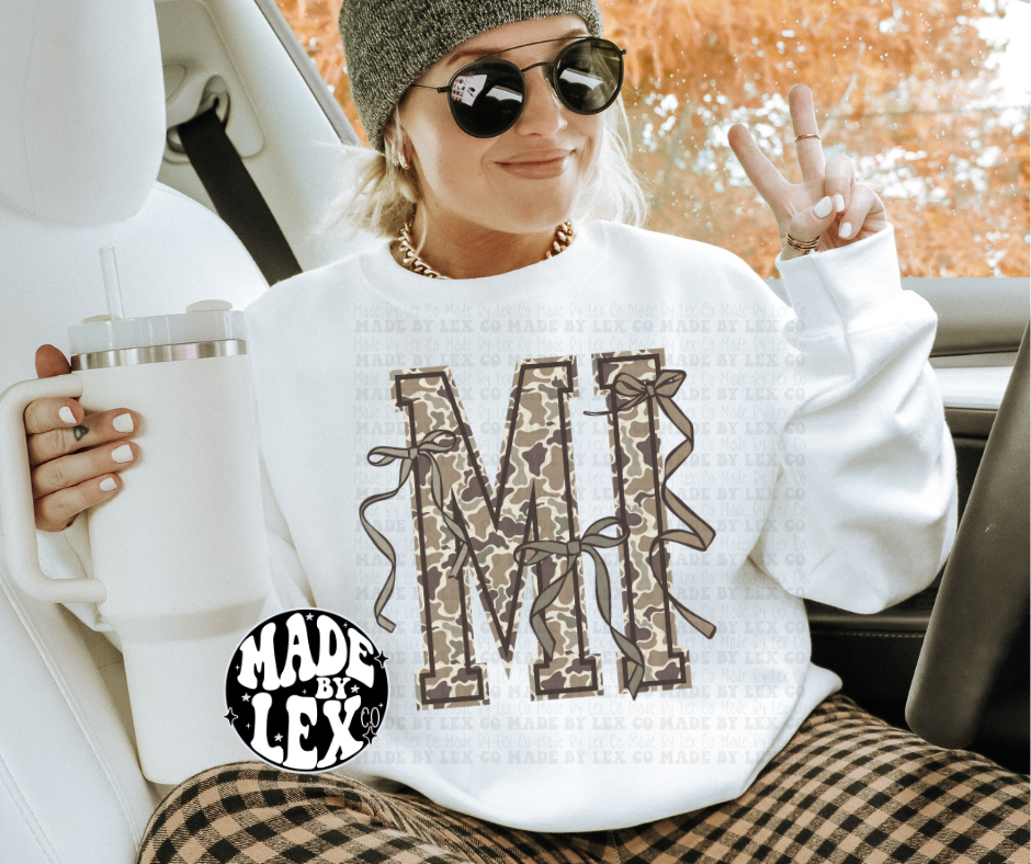 Michigan (camo) Shirt