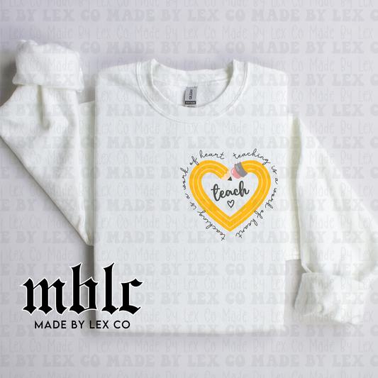 Teaching is a work of heart Shirt