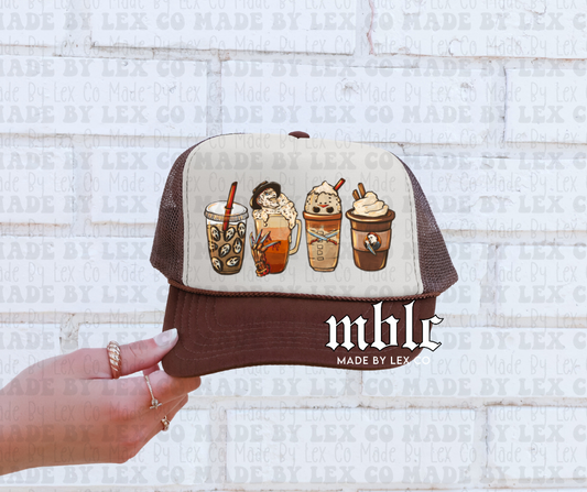 Horror Coffee Trucker Hat