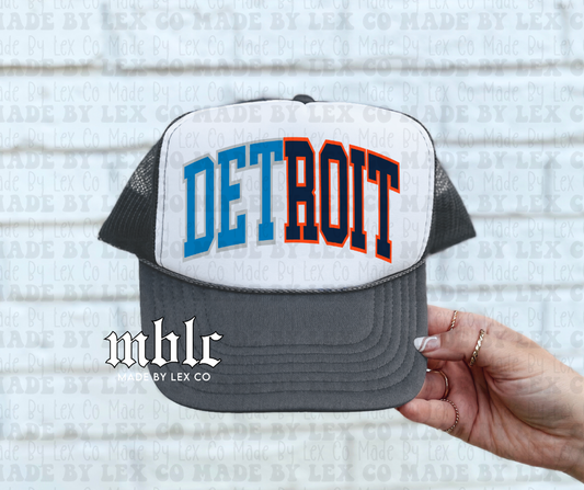 Detroit Split Arch Trucker Hat
