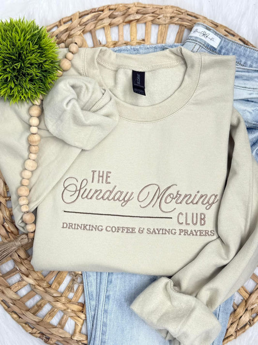 Sunday Morning Club Shirt - Embroidered