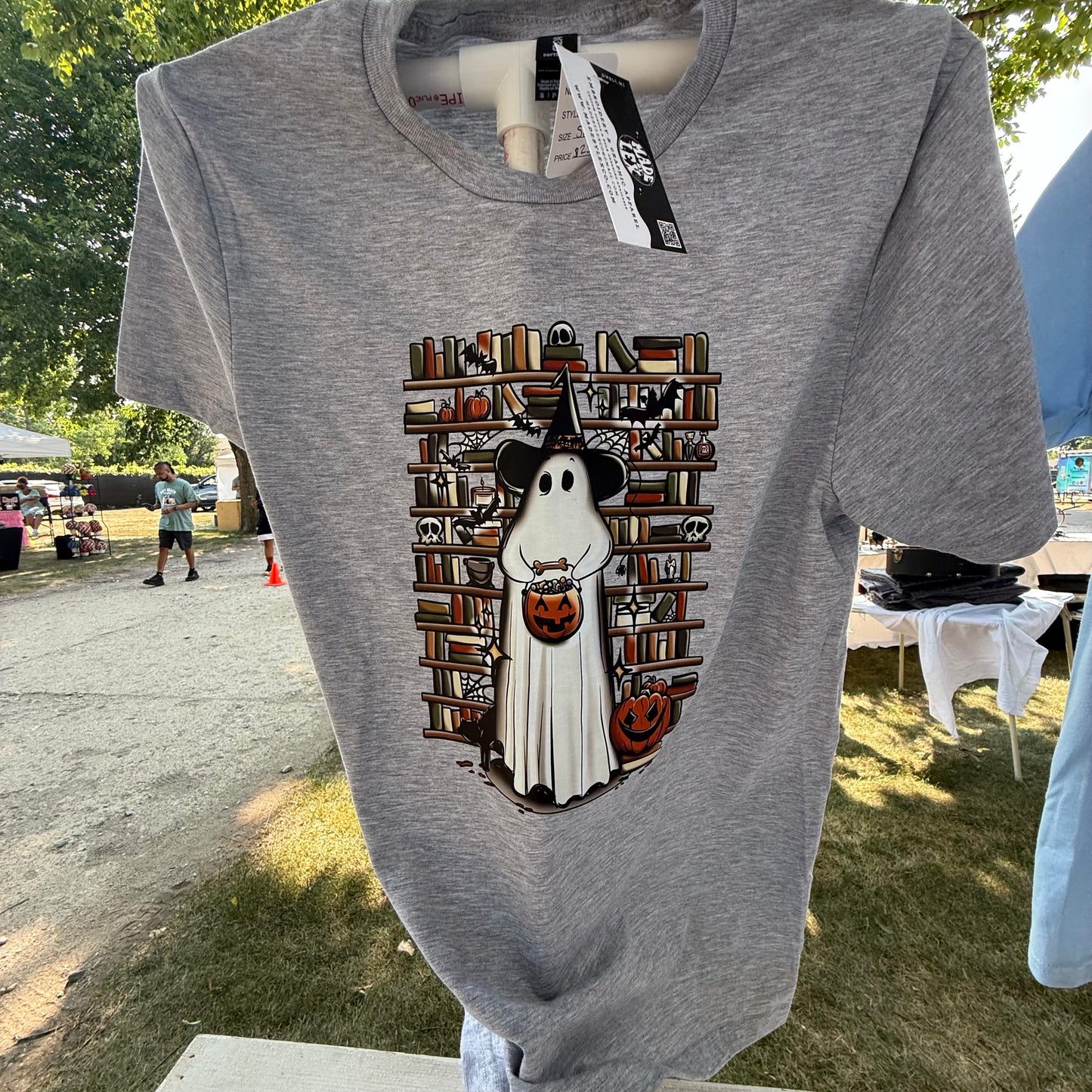 Ghost Bookshelf Tee - READY TO SHIP
