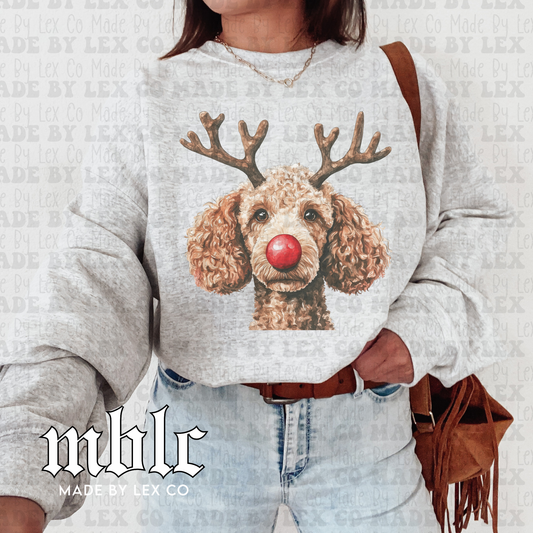 Reindeer Dog Shirt - (50+ breeds)