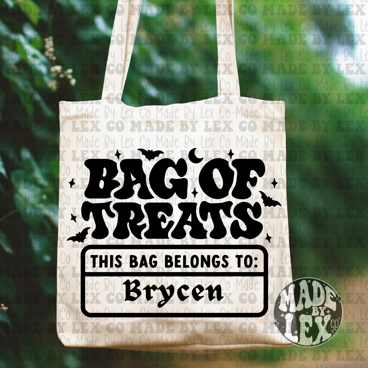 Bag of Treats - Trick or Treat Tote Bag
