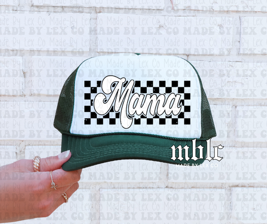 Mama (checkered) Trucker Hat