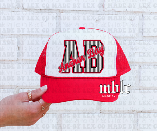 Anchor Bay (Letter) Trucker Hat