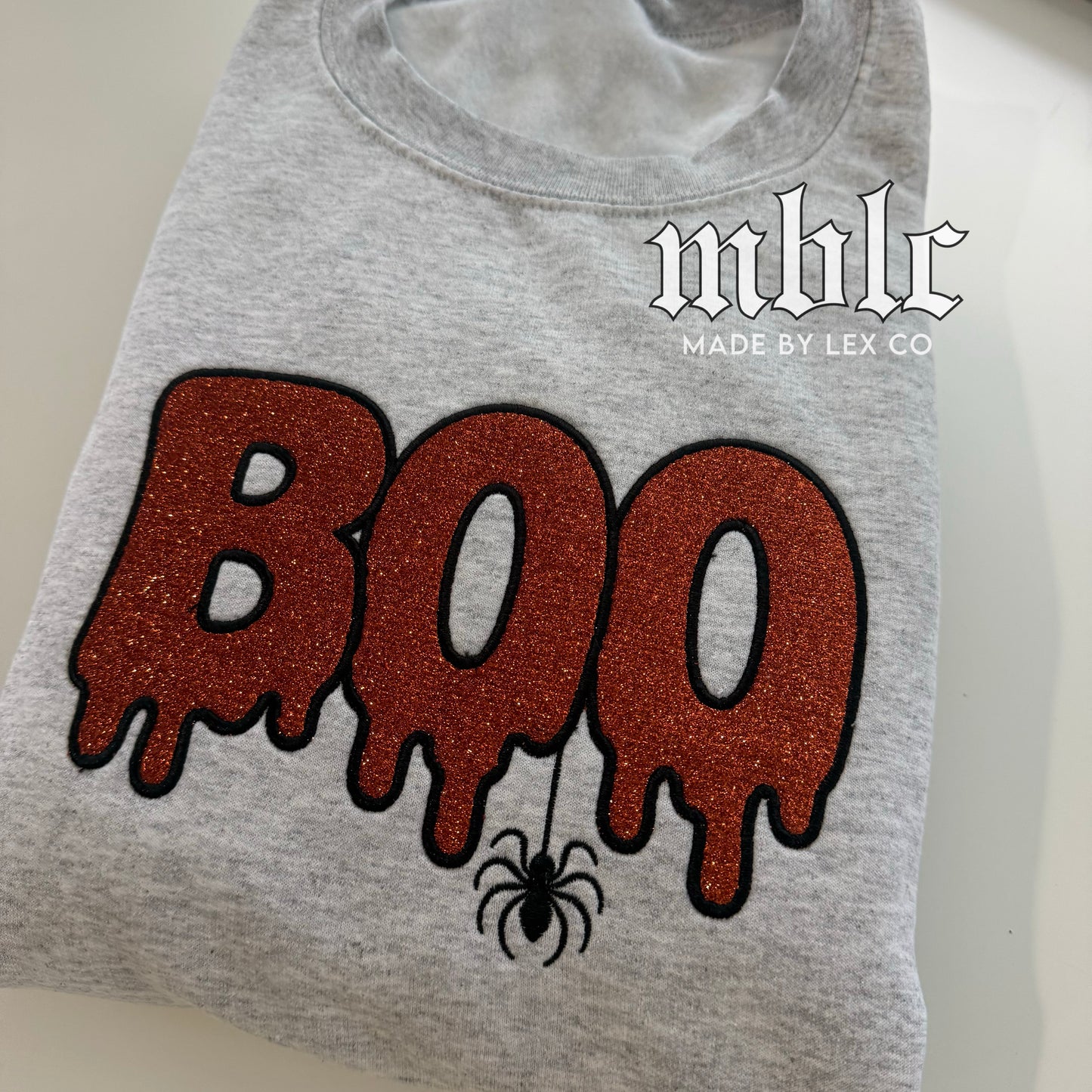 Boo Shirt - Embroidered (Glitter)