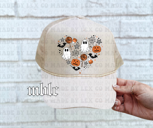 Spooky Heart Trucker Hat