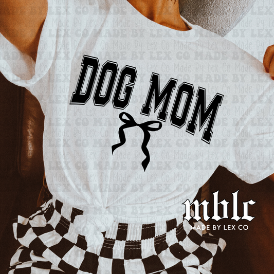 Dog Mom Bow Shirt