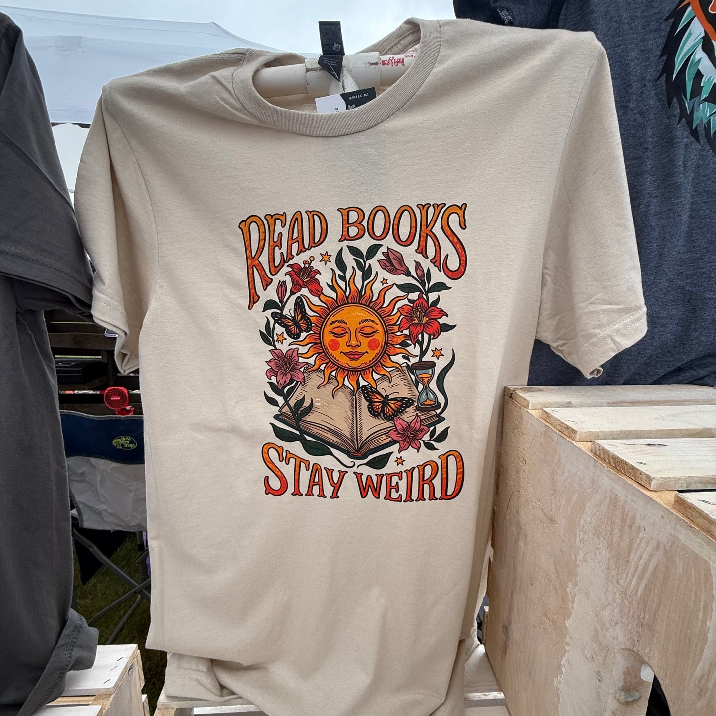 Read Books, Stay Weird Tee - READY TO SHIP