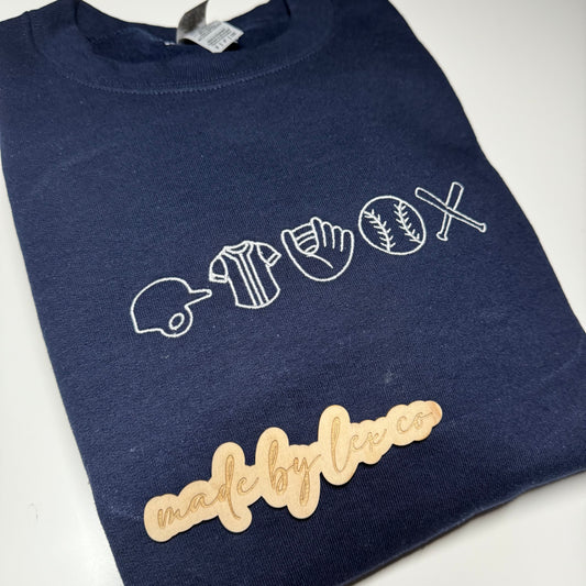 Baseball Shirt - Embroidered