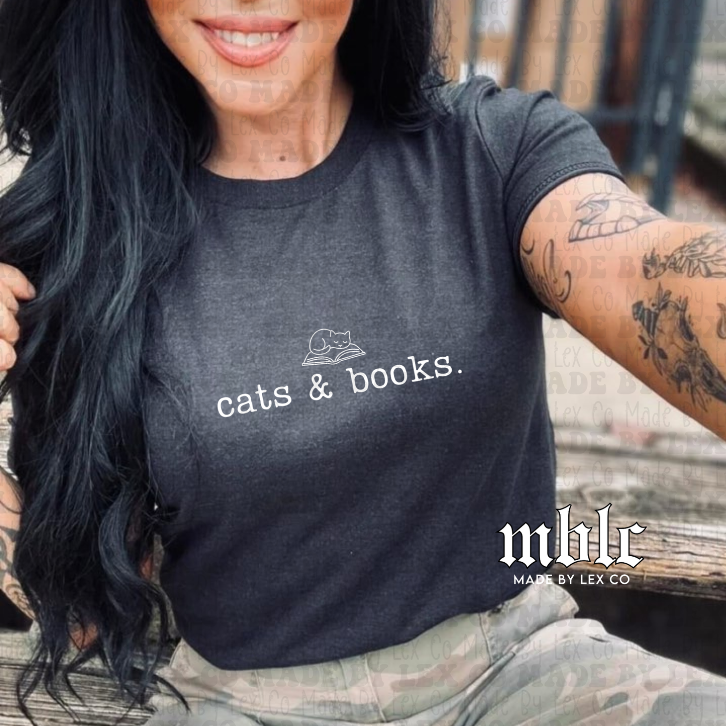 Cats and Books Shirt