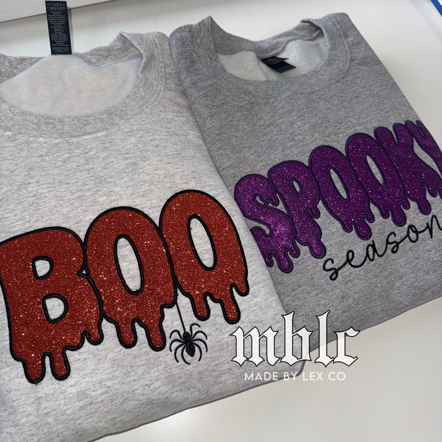 Spooky Season Shirt - Embroidered (Glitter)