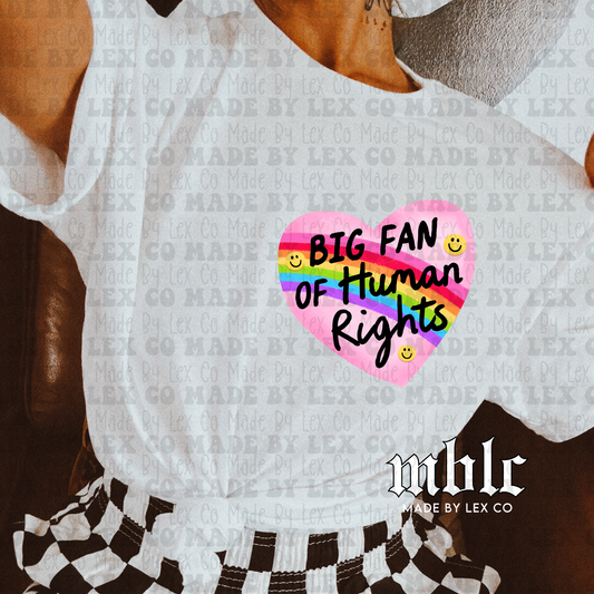 Big Fan Human Rights Shirt