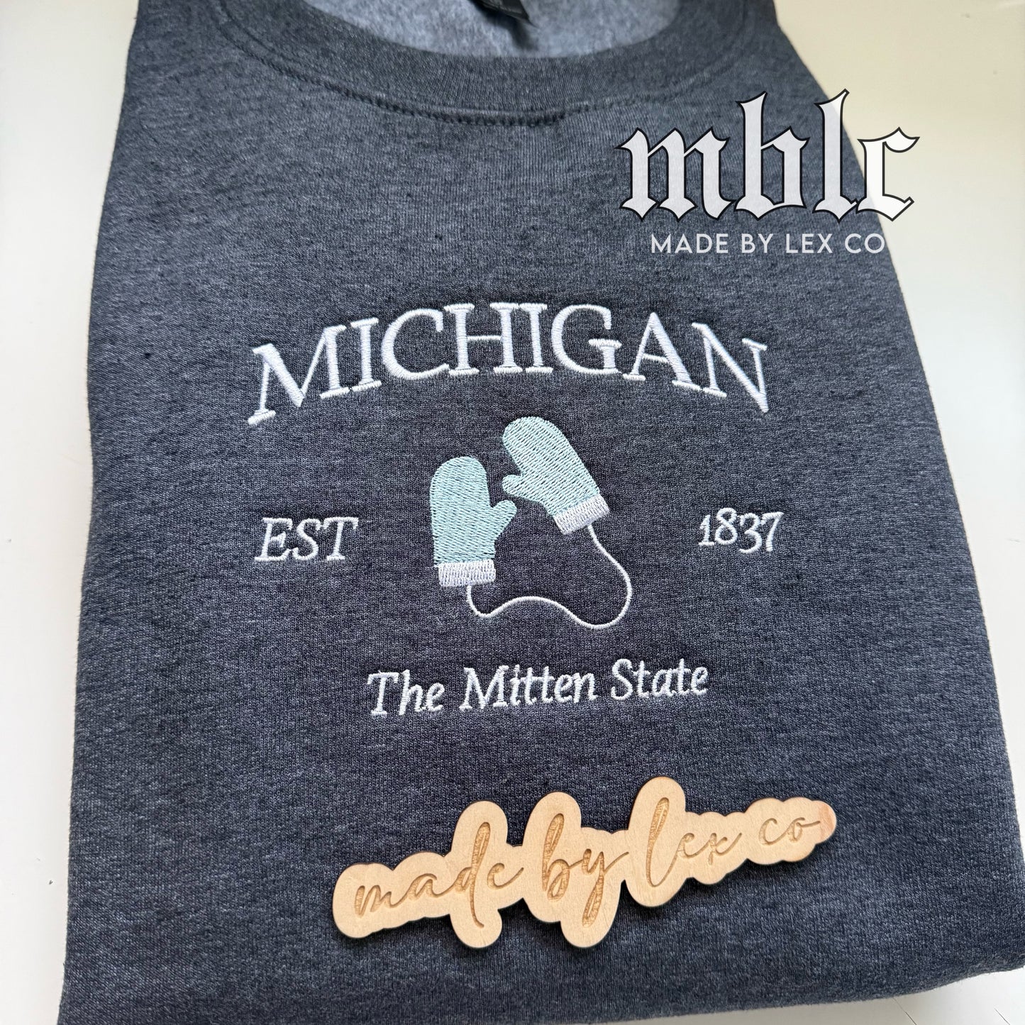 Mitten State Shirt - Embroidered
