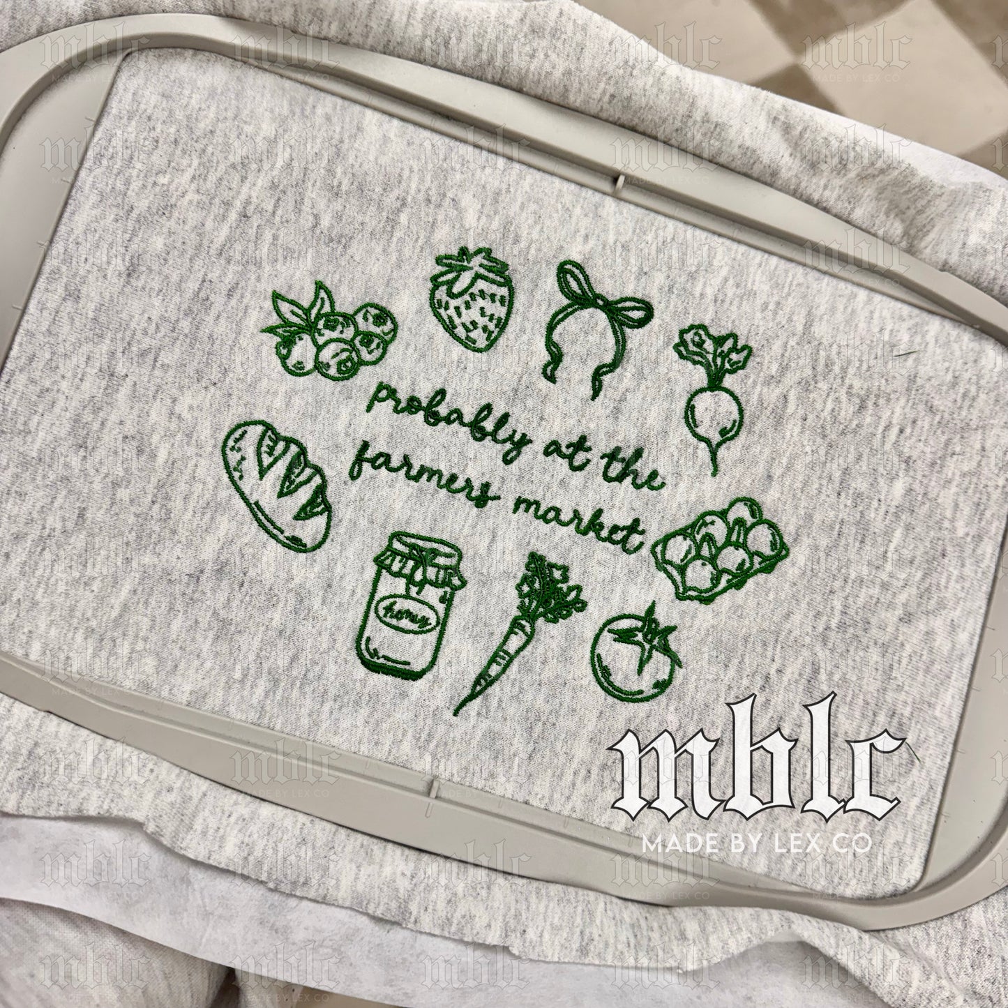 Farmers Market Shirt - Embroidered
