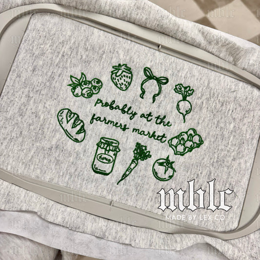 Farmers Market Shirt - Embroidered