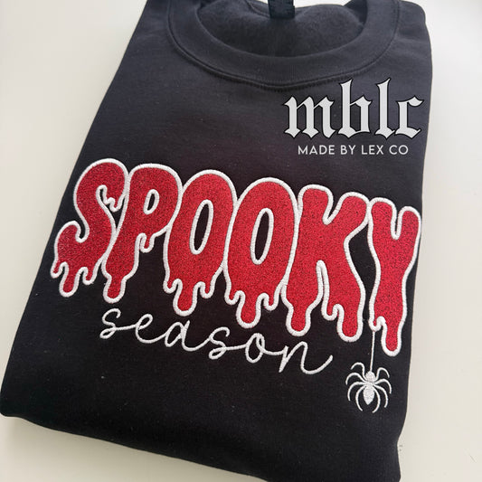 Spooky Season Shirt - Embroidered (Glitter)