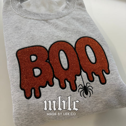 Boo Shirt - Embroidered (Glitter)