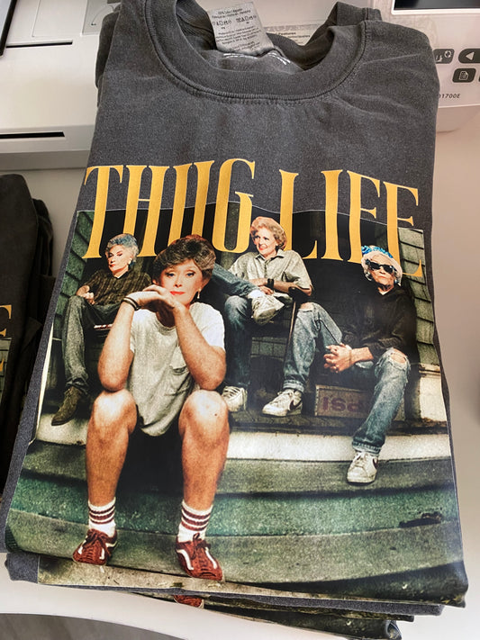Thug Life Golden Shirt