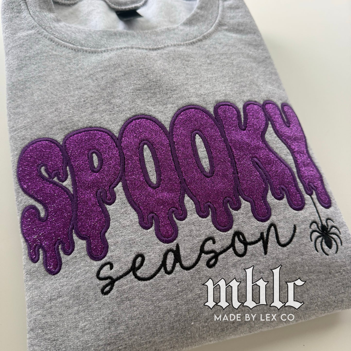 Spooky Season Shirt - Embroidered (Glitter)