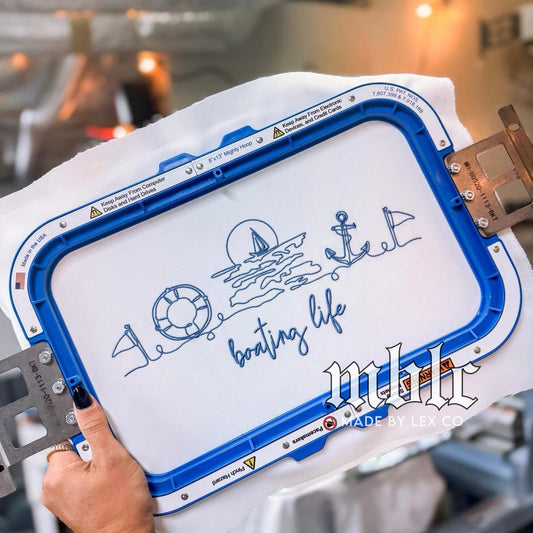 Boating (Linework) Shirt - Embroidered