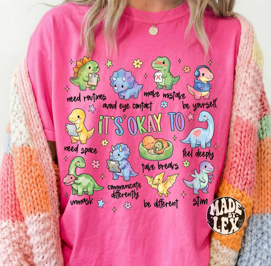 It’s okay/Dino Shirt