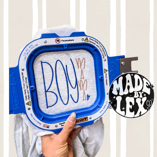 Boy Mama Shirt - Embroidered
