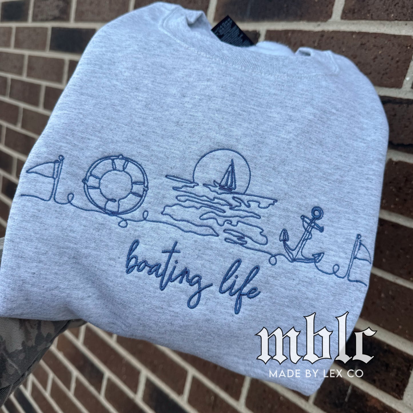 Boating (Linework) Shirt - Embroidered