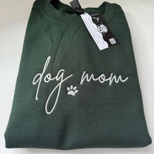 Dog Mom Shirt - Embroidered