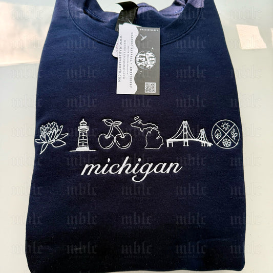 Michigan Icon Shirt - Embroidered