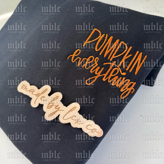 Pumpkin Everything Shirt - Embroidered