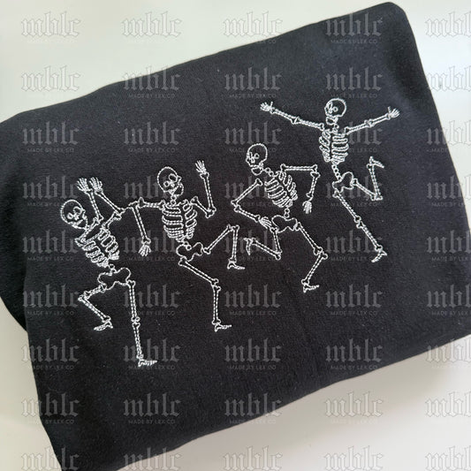 Dancing Skellies Shirt - Embroidered