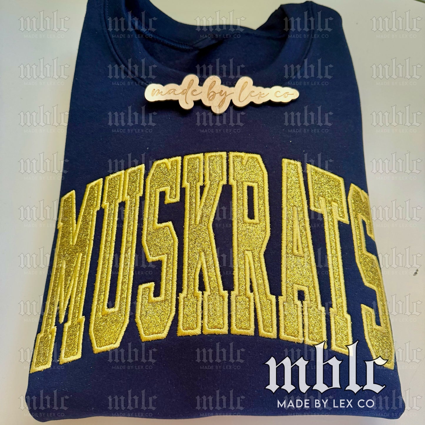 Glitter CUSTOM TEAM/SCHOOL Embroidered Shirt