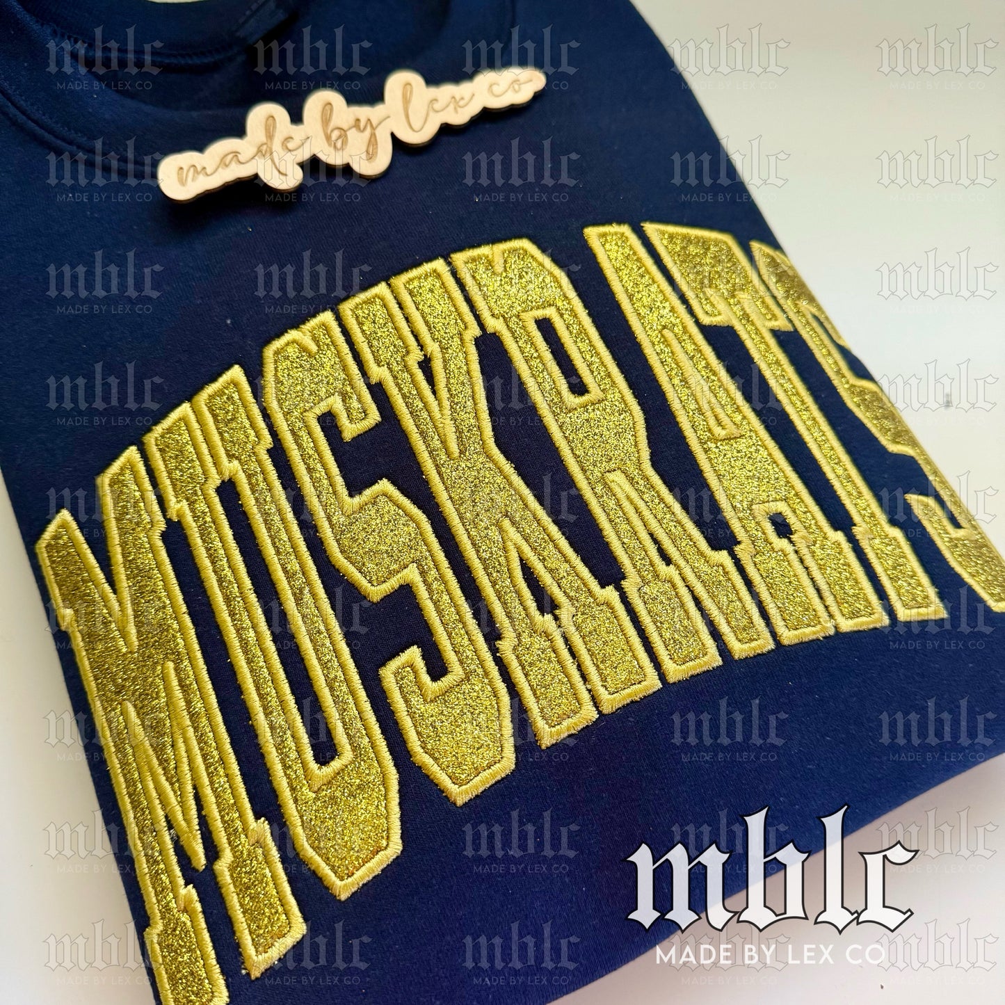 Glitter CUSTOM TEAM/SCHOOL Embroidered Shirt