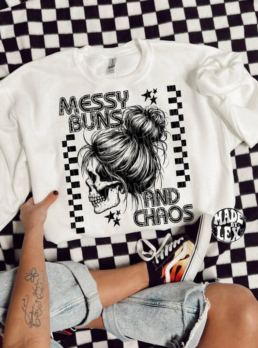 Messy Bun & Chaos Shirt