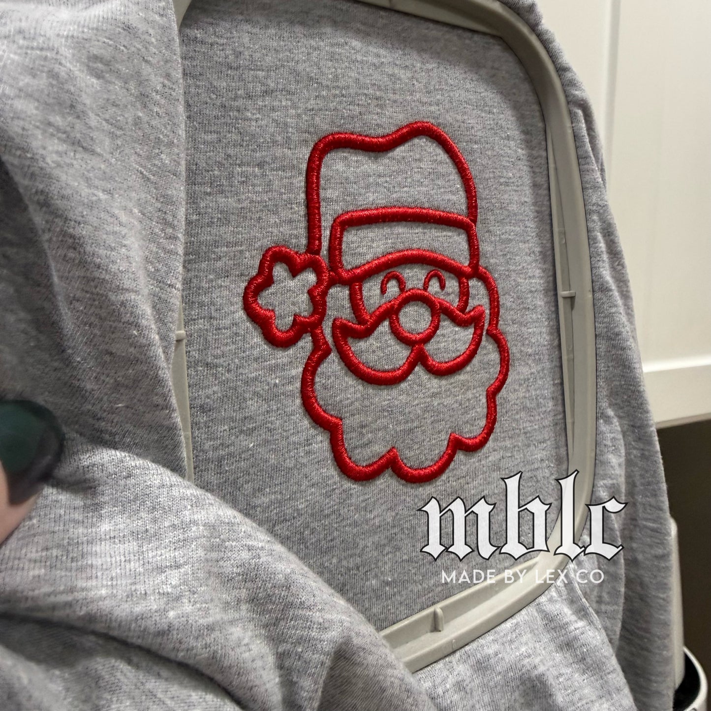 Santa Shirt - Embroidered 3D Puff