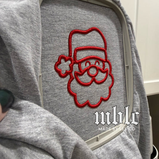 Santa Shirt - Embroidered 3D Puff
